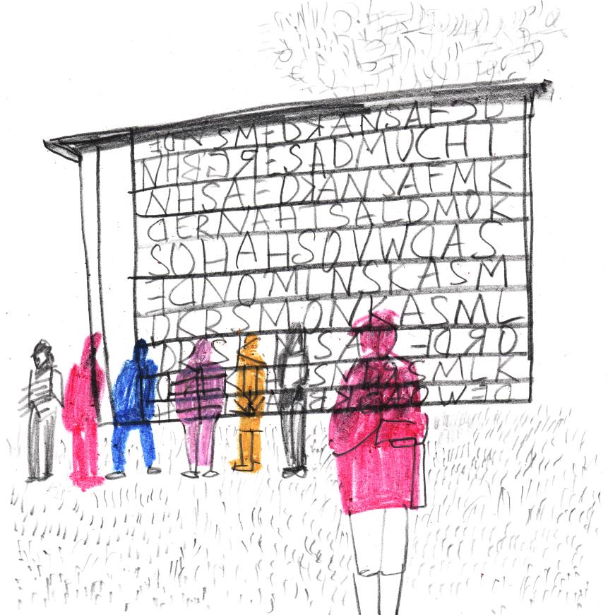 Возвращение имен 2023 в Гамбурге. Рисунок Нюси Красовицкой