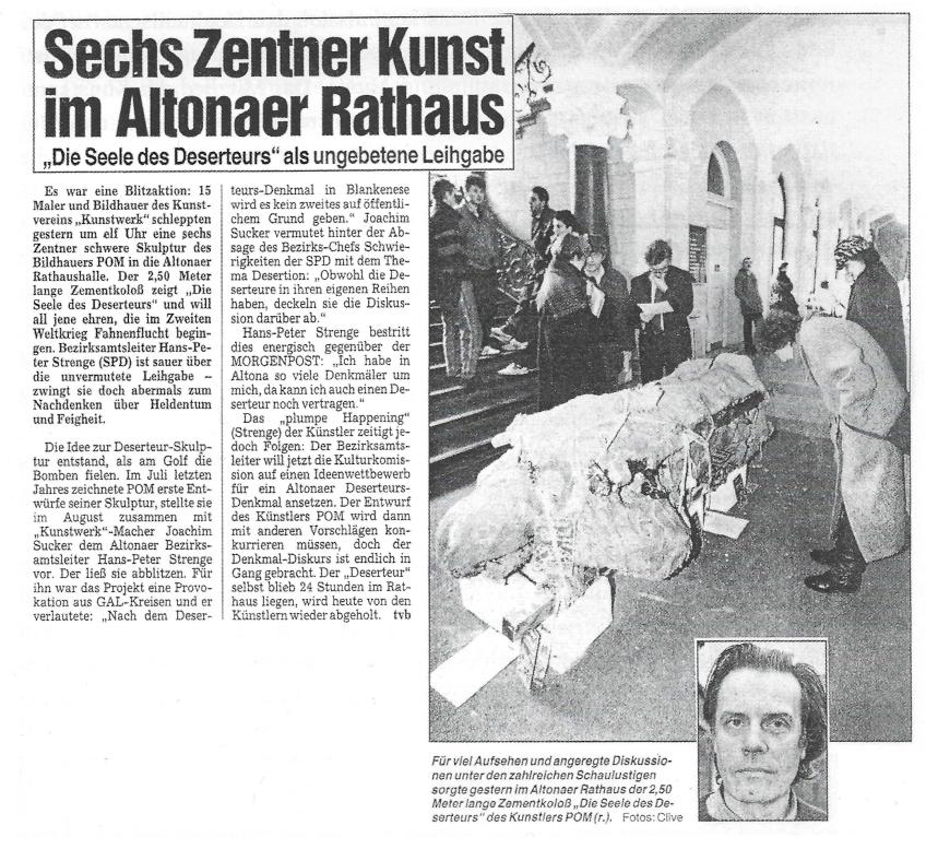 «Шесть центнеров искусства в альтонской ратуше»